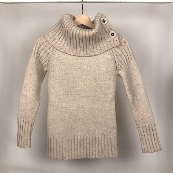 100% lamb wool pullover. Excellent condition. Size S, cream colour. - Picture 1 of 7